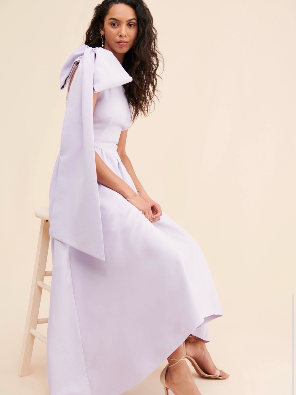 Elliatt Lilac Liesel One-Shoulder Dress